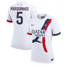 Paris Saint-Germain Marquinhos #5 Bortatröja Dam 2024-25 Korta ärmar